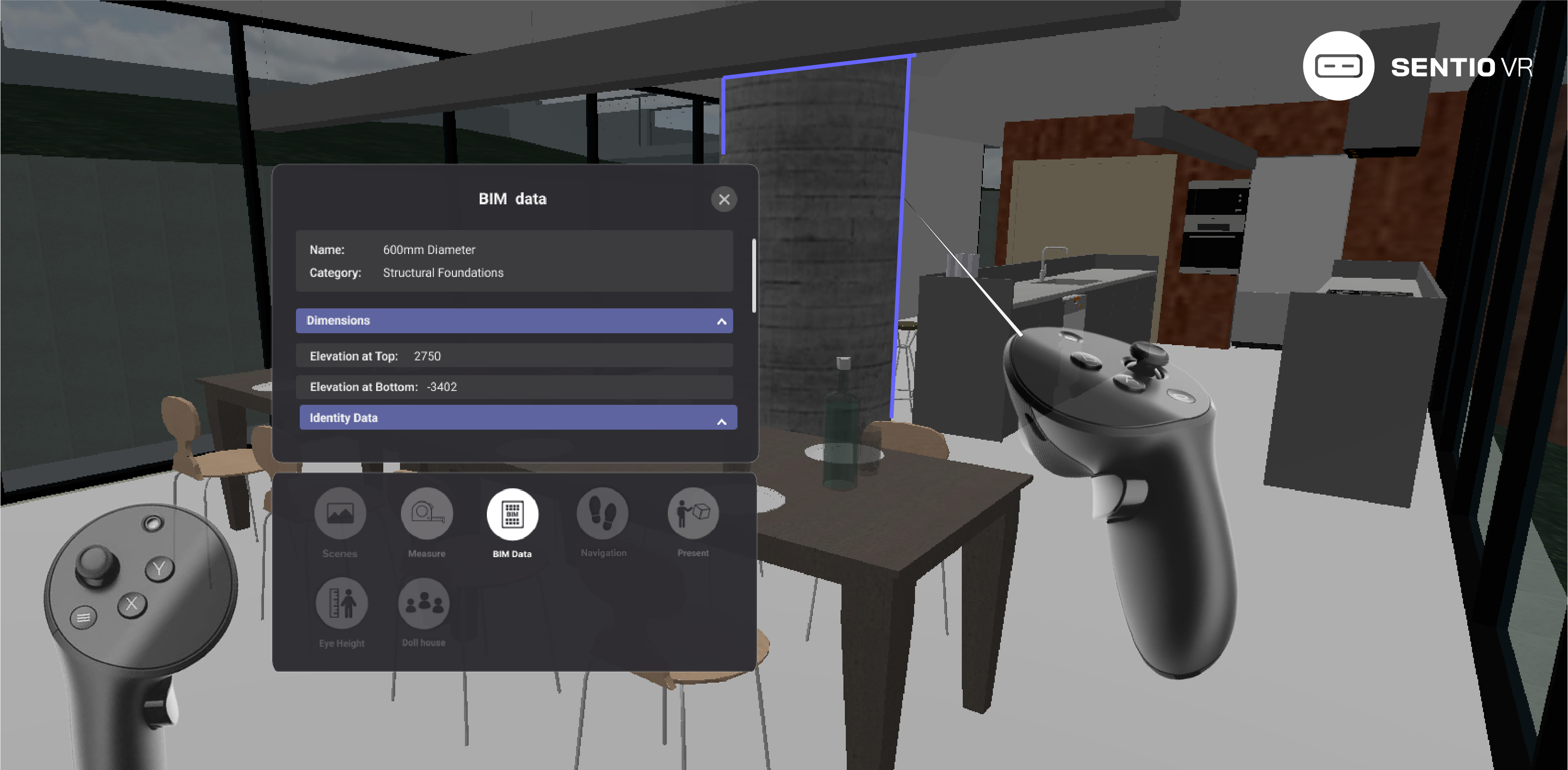 screenshot of SENTIO VR
